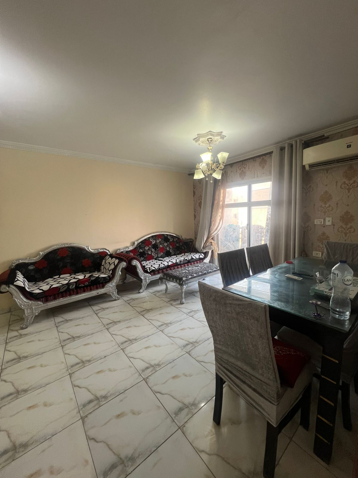 شقة في مدينتي 82 م2 للإيجار مفروش بحري على حديقة كبيرة 22,000 ج 