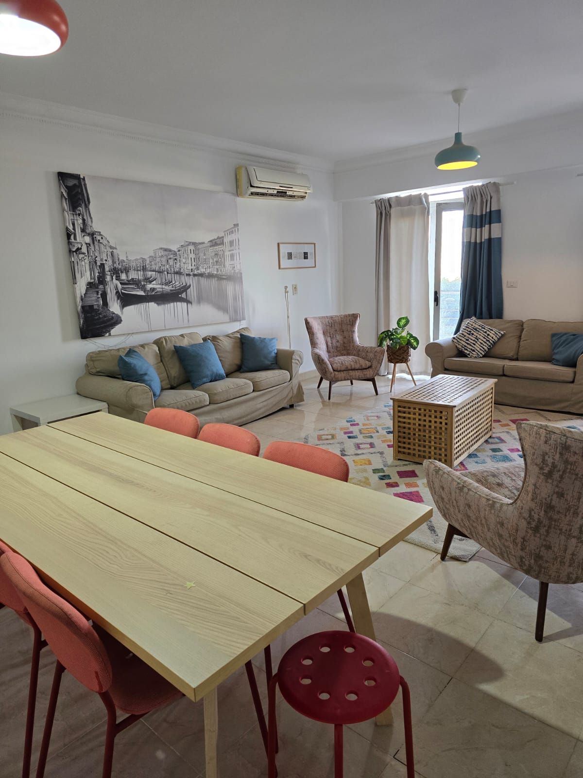 شقة في مدينتي 150 م2 للإيجار مفروش 35,000 ج 