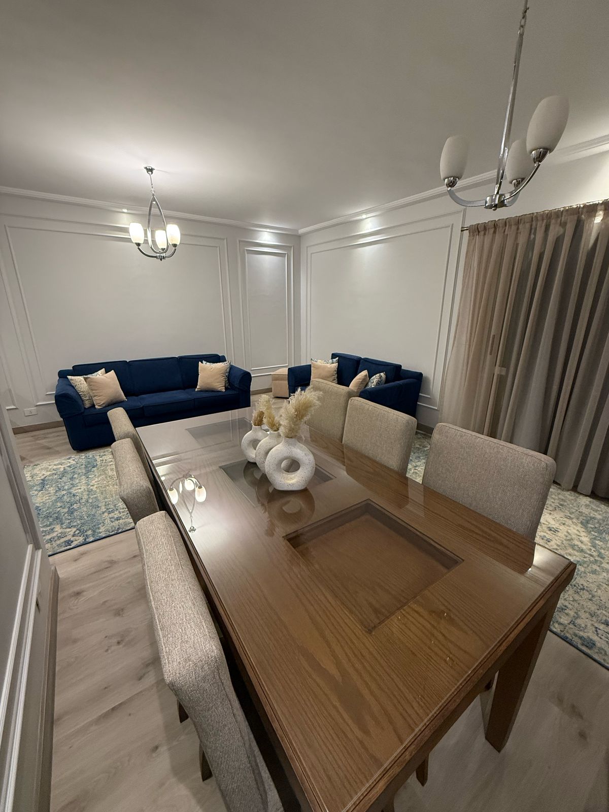 شقة في مدينتي 138 م2 للإيجار مفروش بحري تشطيب خاص 40,000 ج 